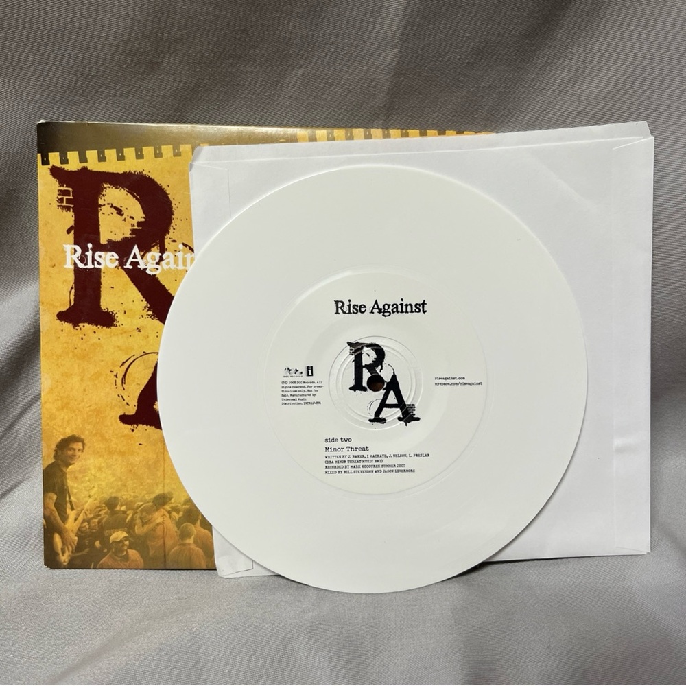 45RPM, RISE AGAINST ' RE-EDUCATION'THOUGH LABOR' NM ' ROCK ' PROMO - Picture 3 of 6